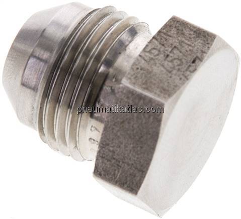 HD-Verschlussstopfen UNF 3/4"-16(JIC), V4A