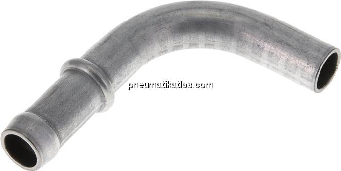 90°-Schlauchnippel Rohr 10, Schl. 9 - 10mm, Stahl verzinkt