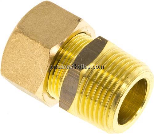 Gerade Klemmringverschraubung R 3/4"-18 (M24x1,5)mm, Messing