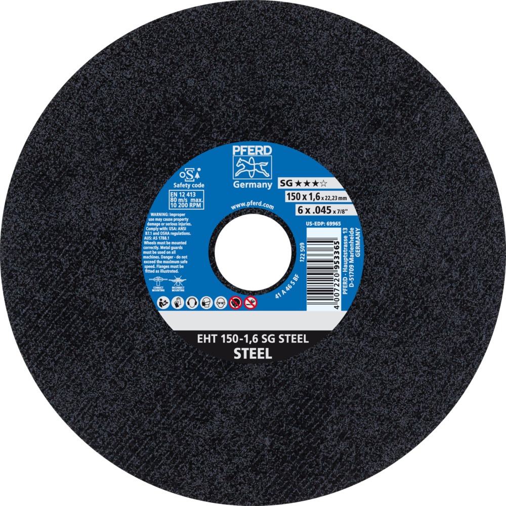 Trennscheiben EHT 150-1,6 SG STEEL