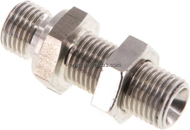 Schottnippel, 60°-Kegel G 1/4", 1.4436