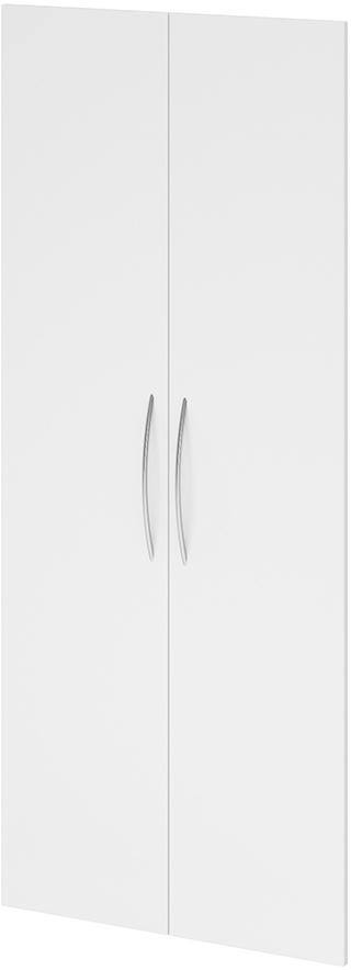 Drehtüren mit Bogengriff Paar Türen 5OH Weiß nicht abschließbar Türstärke = 1,6 cm