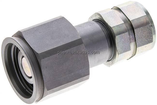 Flat-Face-Schraubkupplung, Stecker Baugr. 2, G 1/2"(IG)