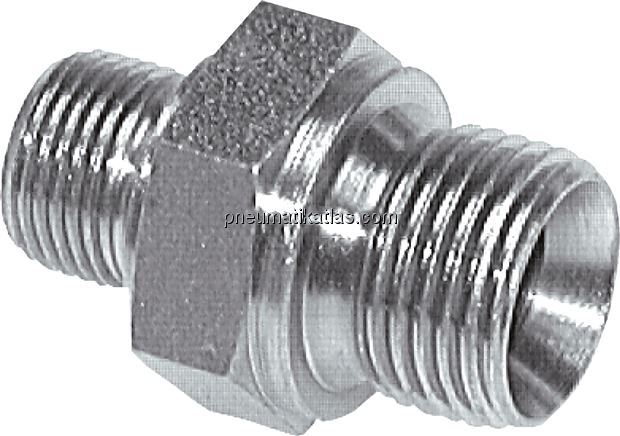 Exemplarische Darstellung: Doppelnippel mit G-Gewi