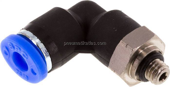 Winkel-Steckanschluss UNF 10-32-5/32" (3,97 mm), IQS-Inch