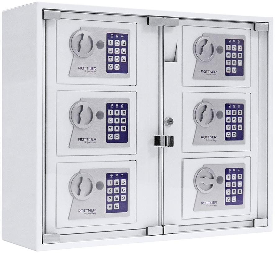 T06468 Keysystem6 OutdoorElektronikschloss Weiss