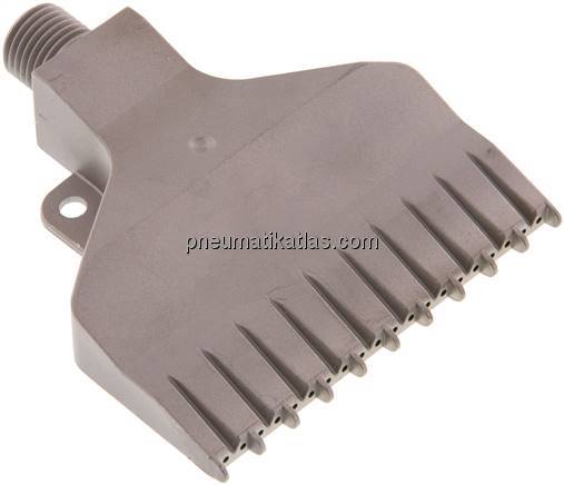 Mehrkanal-Fächerdüse, 70mm, G 1/4", 1.4404