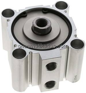 Kompaktzylinder, doppeltwirkend, Kolben 80mm, Hub 15mm