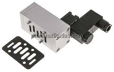 ISO-Ventil (Größe 1), 5/2-Wege Federrückstellung, 115 V AC