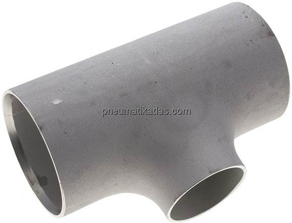 T-Stück 88,9x2,3mm - 60,3x2,0mm, 1.4571, geschweißt