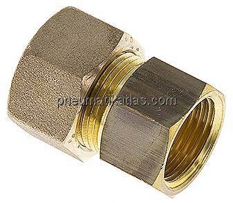 Aufschraub-Klemmringverschraubung G 1/2"-16 (M22x1,5)mm, Messing