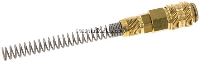 Kupplungsdose (NW5) 6x4mm Schlauch m. Knickschutz