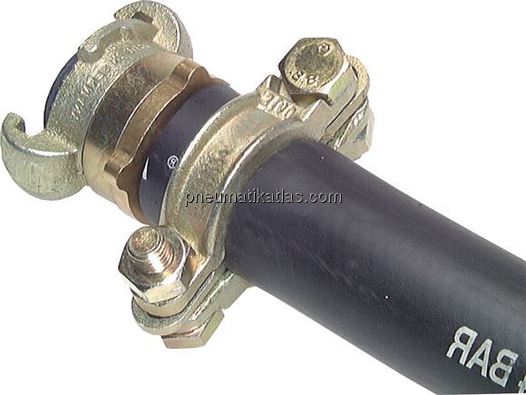 Anwendungsbeispiel: Schlauchklemme, 2-teilig mit l