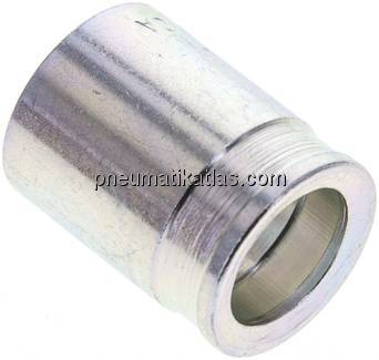 Pressanschluss Hülse 1TE, 2 TE & 1 KU (nicht geschält), 26 x 34 (Da x L)