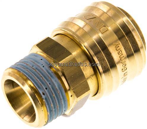 Kupplungsdose (NW7,2) G 1/2"(AG), Messing