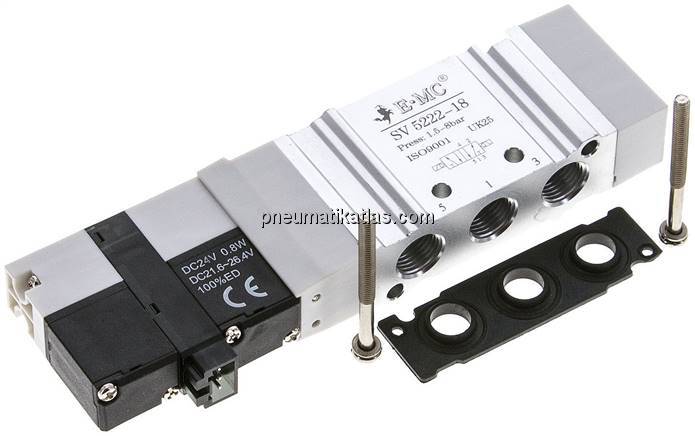 Magnetventil für S2V, 5/2-Wege Impulsventil (bistabil)