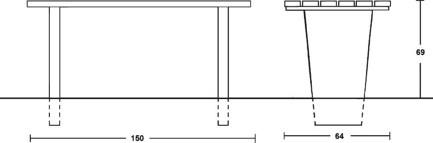 TisCHFichte nord. Fichte imprägniert,lasiert 120 kg