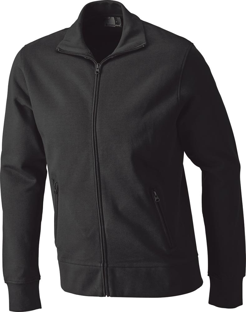 Sweatshirtjacke, Gr. 3XL schwarz