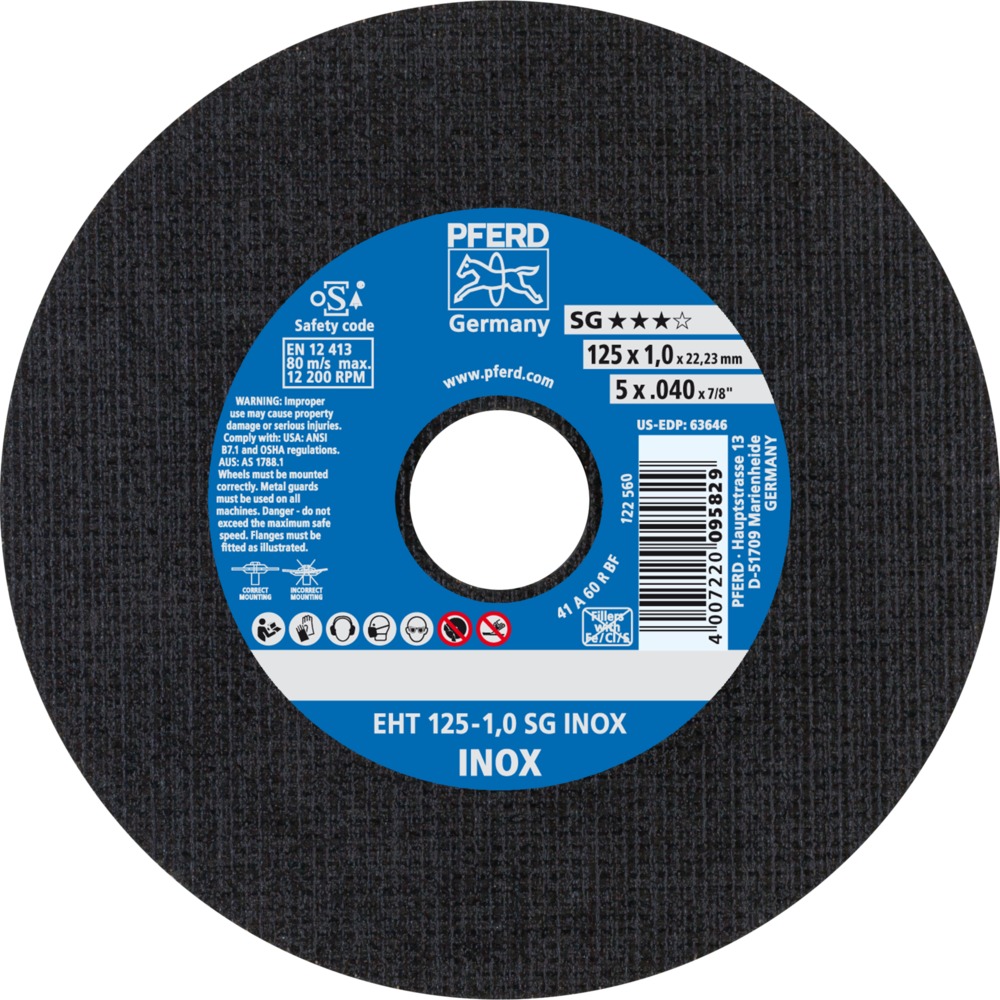 Trennscheiben EHT 125-1,0 SG INOX