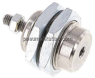 Einschraub-Pneumatikzylinder Kolben 16mm, 5mm Hub
