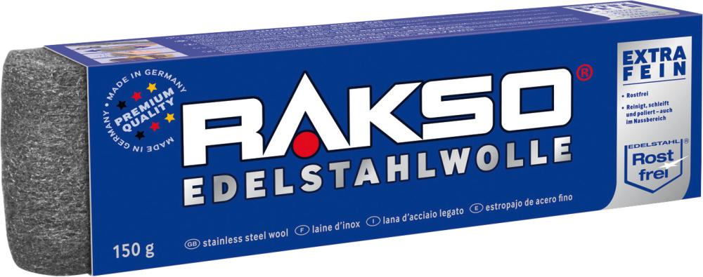 Edelstahlwolle Gr. 3 mittel, 150 g Rakso