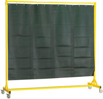 Schweisstrennwand 1021 2000x2000x600, fahrbar