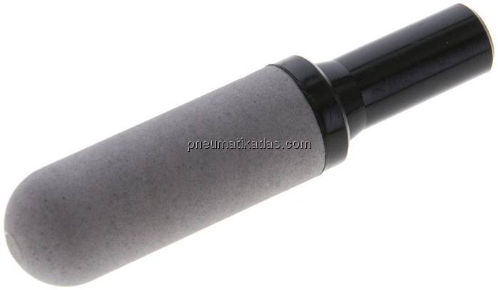 Steck-Schalldämpfer aus gesintertem Kunststoff, 12mm