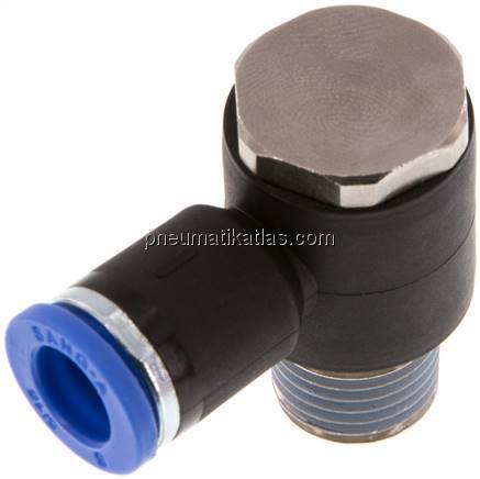 Winkel-Steckanschluss R 1/4"-8mm, IQS-Standard