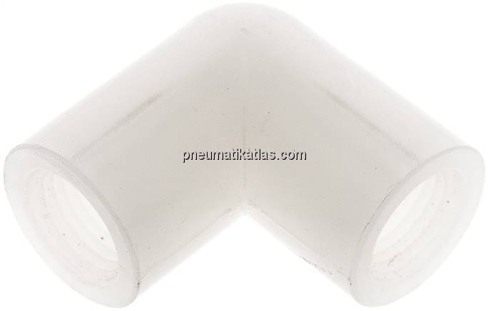 90°-Winkel G 1/4" (IG), PVDF