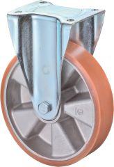 Bockrolle 200mm N110.B90 Platte,Polyure Guss,KL N110.B90.203 BS ROLLEN