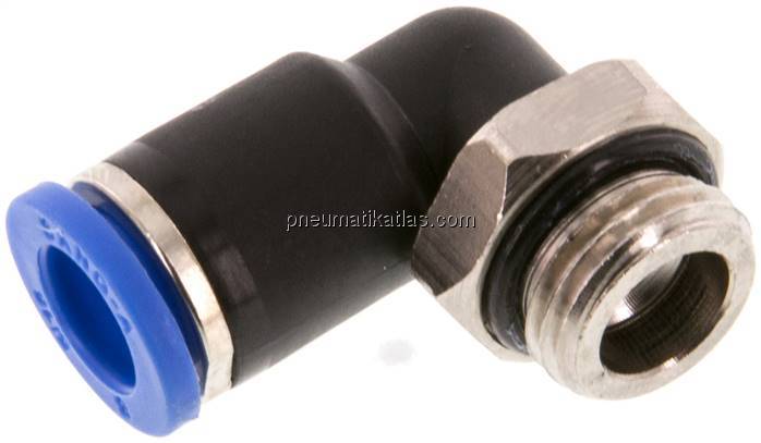Winkel-Steckanschluss G 1/4"- 8mm, IQS-Standarsd