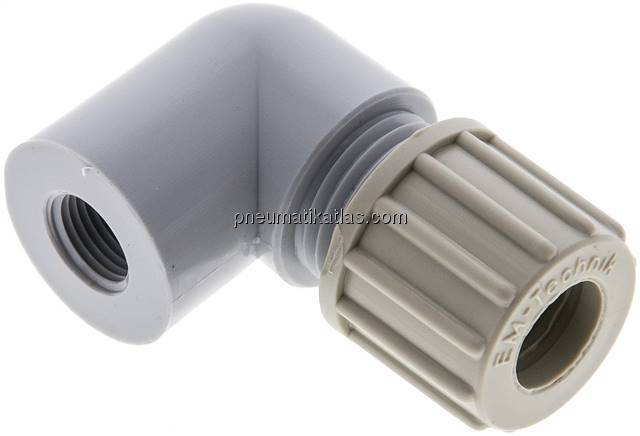 Winkel-Aufschraubverschraubung G 1/8"-10x8mm, PA