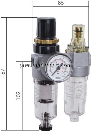 Exemplarische Darstellung: Wartungseinheit 2-teili