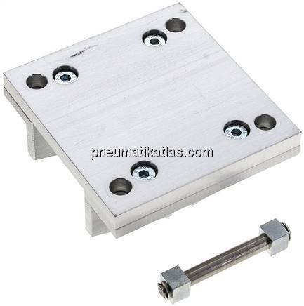 Pendelbrücke (breit) f. 50mm kolbenstangenlosen Zylinder