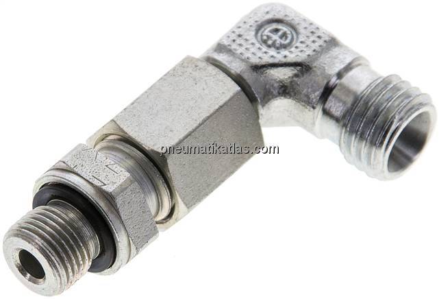 Einstellb. Winkel-Schneidringverschr. G 1/8"-6 L (M12x1,5), ohne Mutter & Schnei