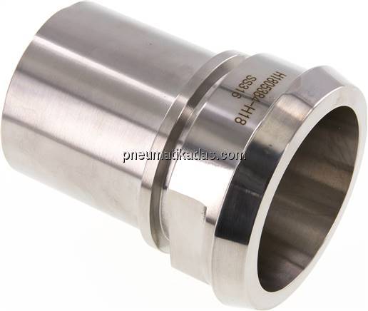 Schlauchkegelstutzen (Milchgew.) 86mm Kegel-65 (2-1/2")mm