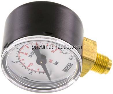 Manometer senkrecht (ST/Ms), 40mm, 0 - 6 bar, G 1/8"