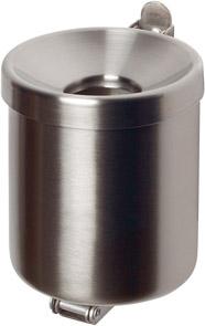 Sicherheits-Wandascher H 100 mm Edelstahl VAR