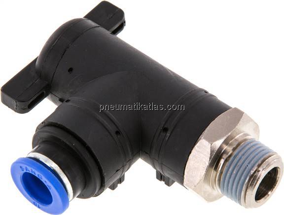 Winkel-Absperrhahn R 3/8"-10mm, IQS-Standard