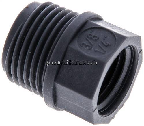 Reduziernippel G 3/8"(AG)-G 1/4"(IG), Polypropylen