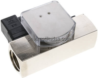 Durchflussmesser/-wächter, 10 - 30 l/min, Messing vernickelt