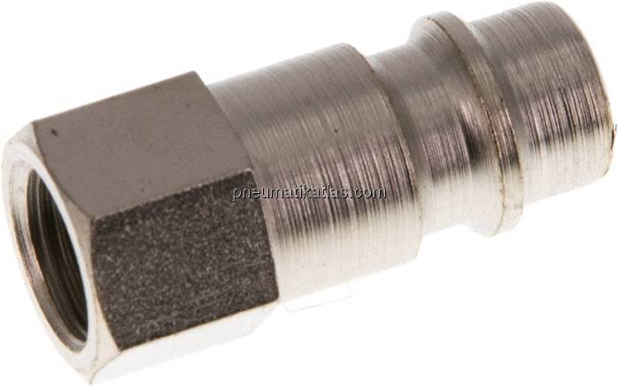 Kupplungsstecker (NW7,2) G 1/8"(IG), Stahl gehärtet & verzinkt