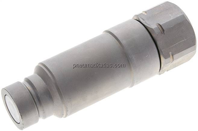 Flat-Face-Stecker mit Druckeleminator, G 3/4", Größe 4