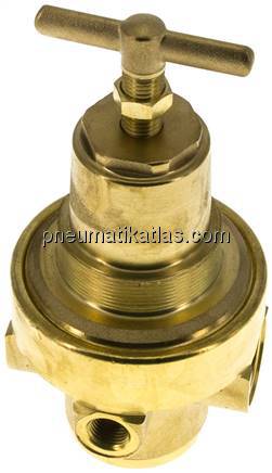 Druckregler, Messing, G 1/2", 0,2 - 3bar (nicht rücksteuerbar)